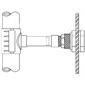 Downpipe Support Saddle Clamp Assemblies (Schedule 80 PVC)