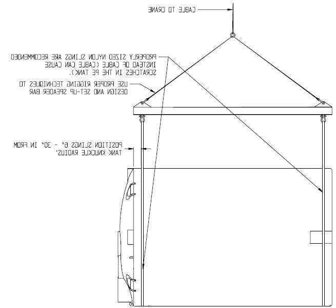 Cable to Crane Line Drawing